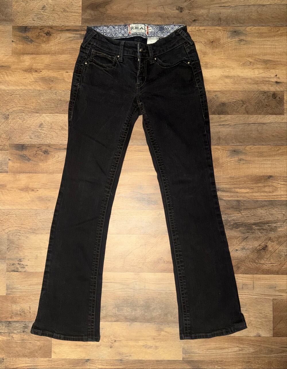 Ariat women’s real riding black denim jeans